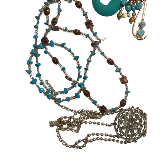 Mixed Lot Of Vintage & Antique Jewelry Pieces For Crafting,Repurposing-10-11 OZ - Picture 4 of 7